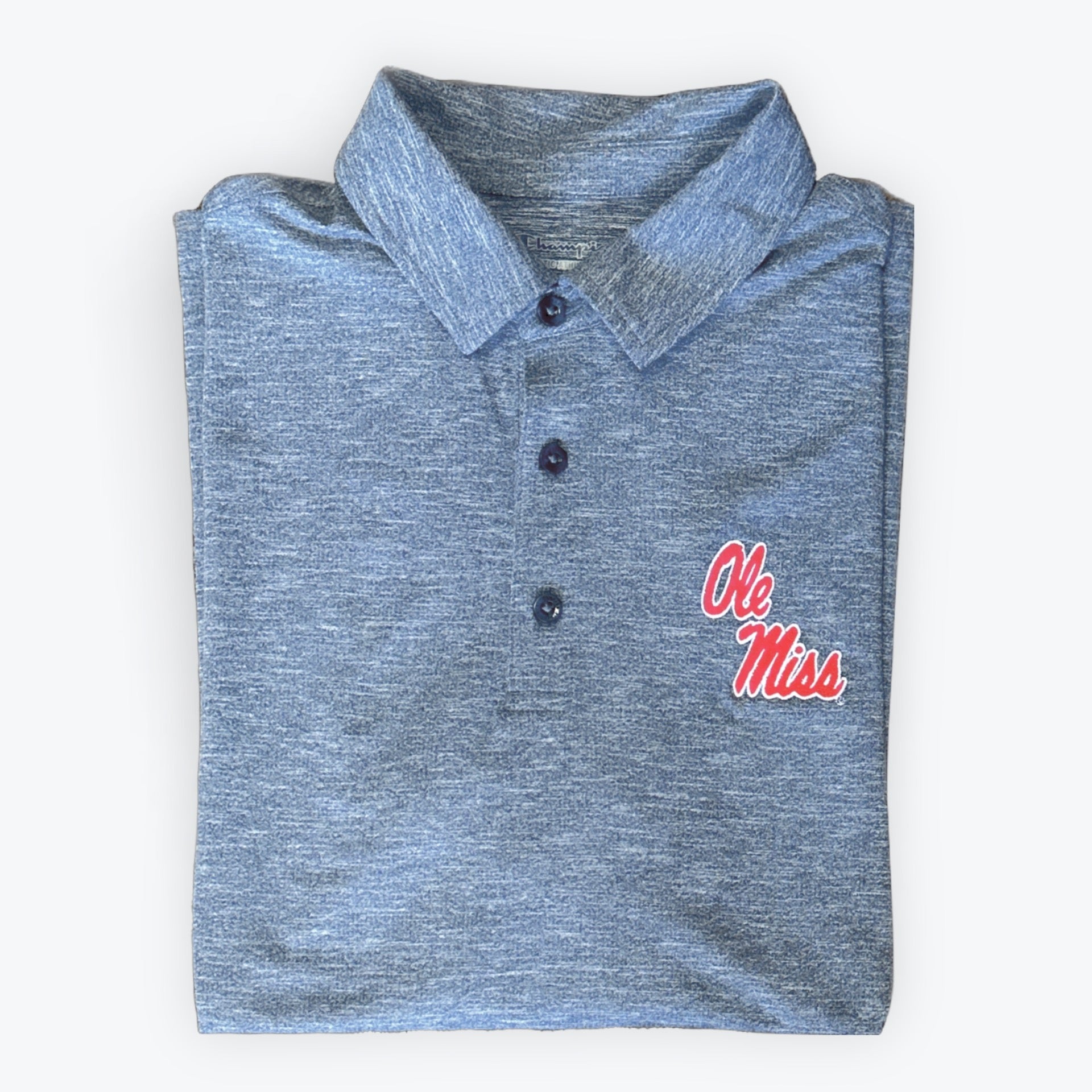 ole miss powder blue nike polo