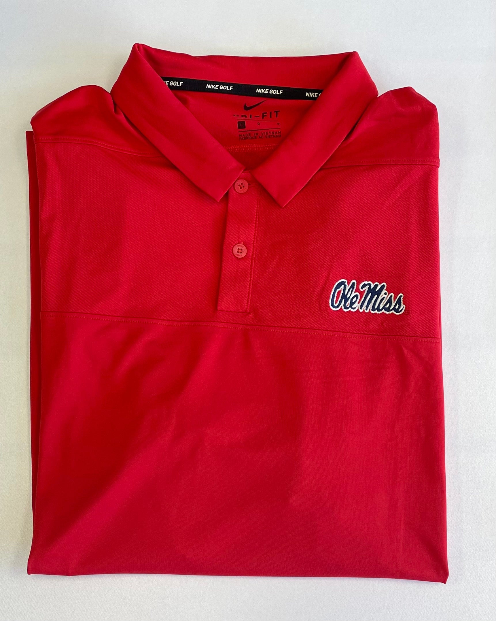 ole miss nike golf polo