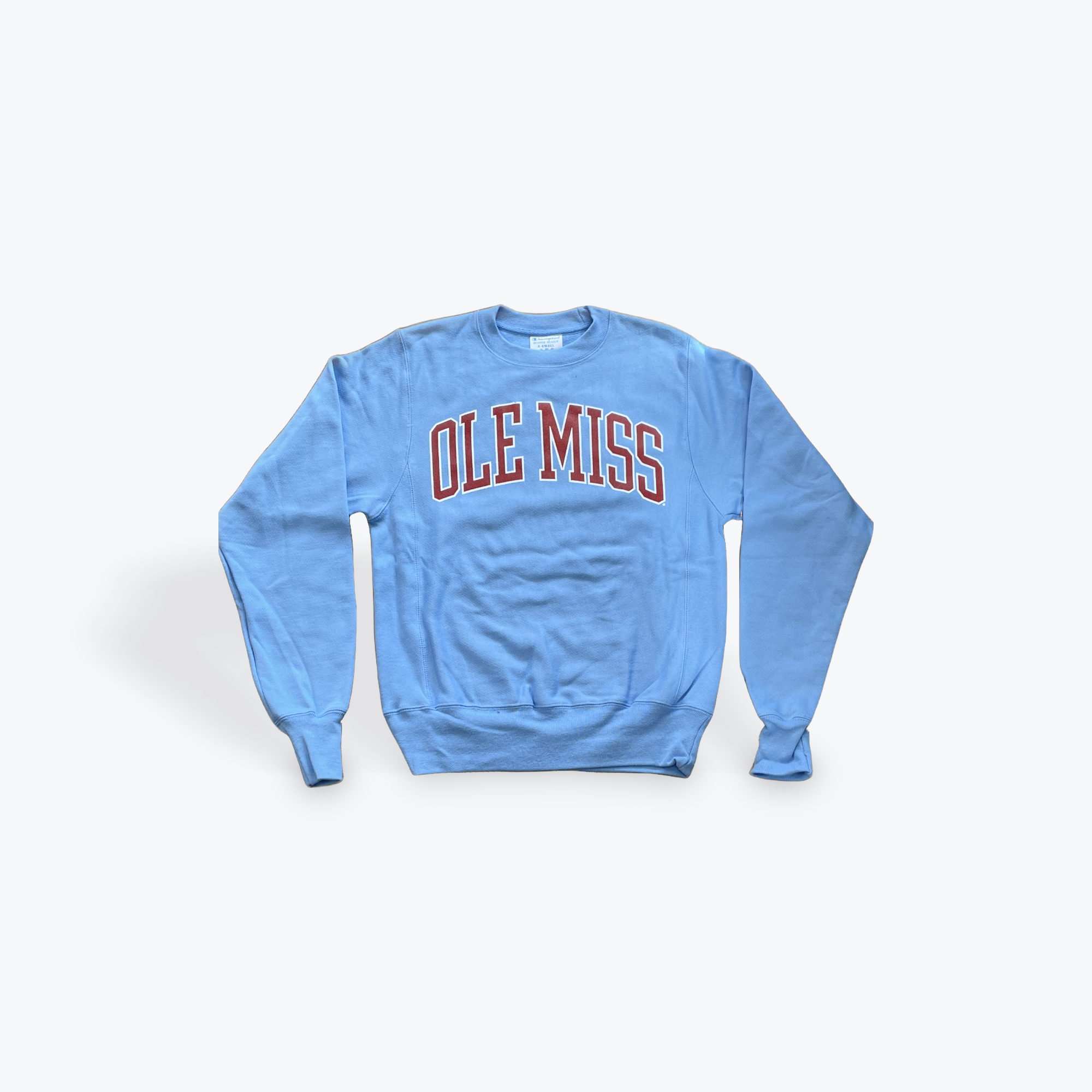Light blue ole miss store sweatshirt